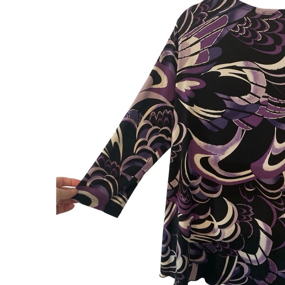 Only Nine Women’s Dressy Casual Blouse Plus Size 1X - Picture 6 of 10